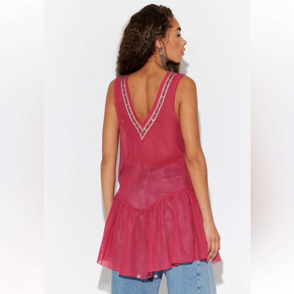 Free People Nightcap Embellished Slip - Strangelove NWT Retail $148 - Picture 2 of 7